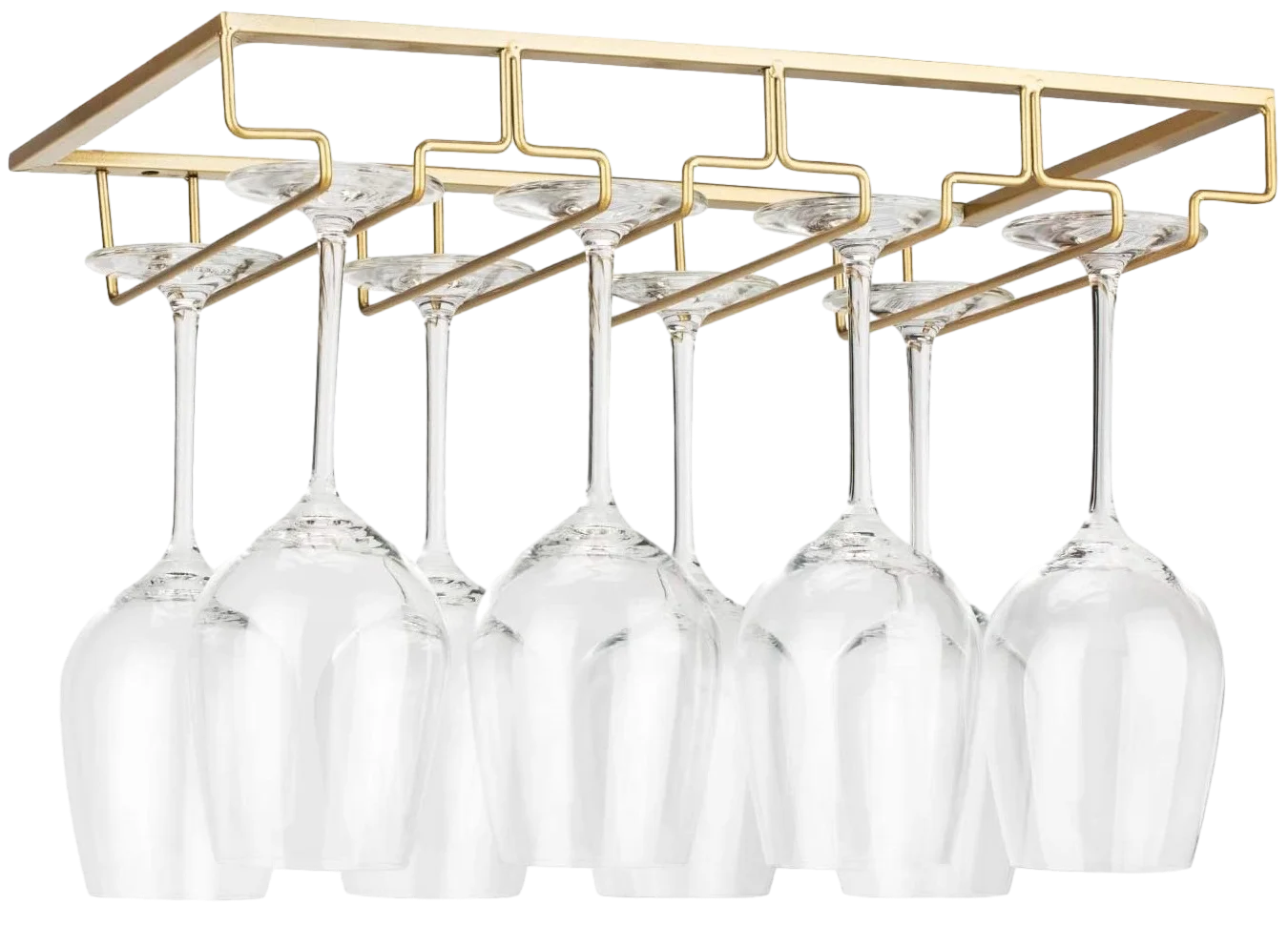 Commercial Kitchen Organiser - 1PCS Wine Glass Rack Under Cabinet,