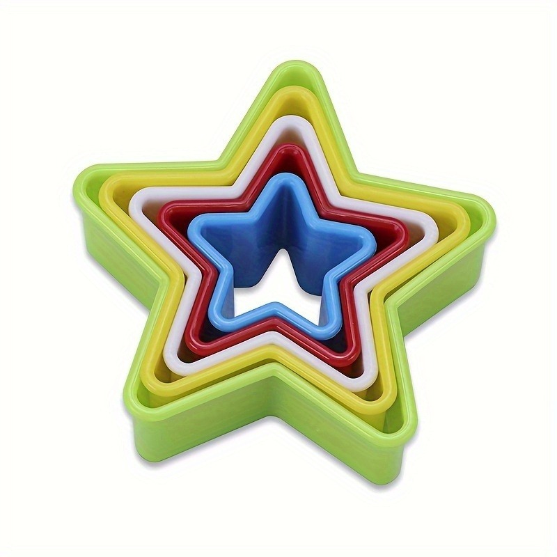 Commercial Kitchen Accessories - 1/2/3PCS Star Shaped Cookie Cutters, Plastic