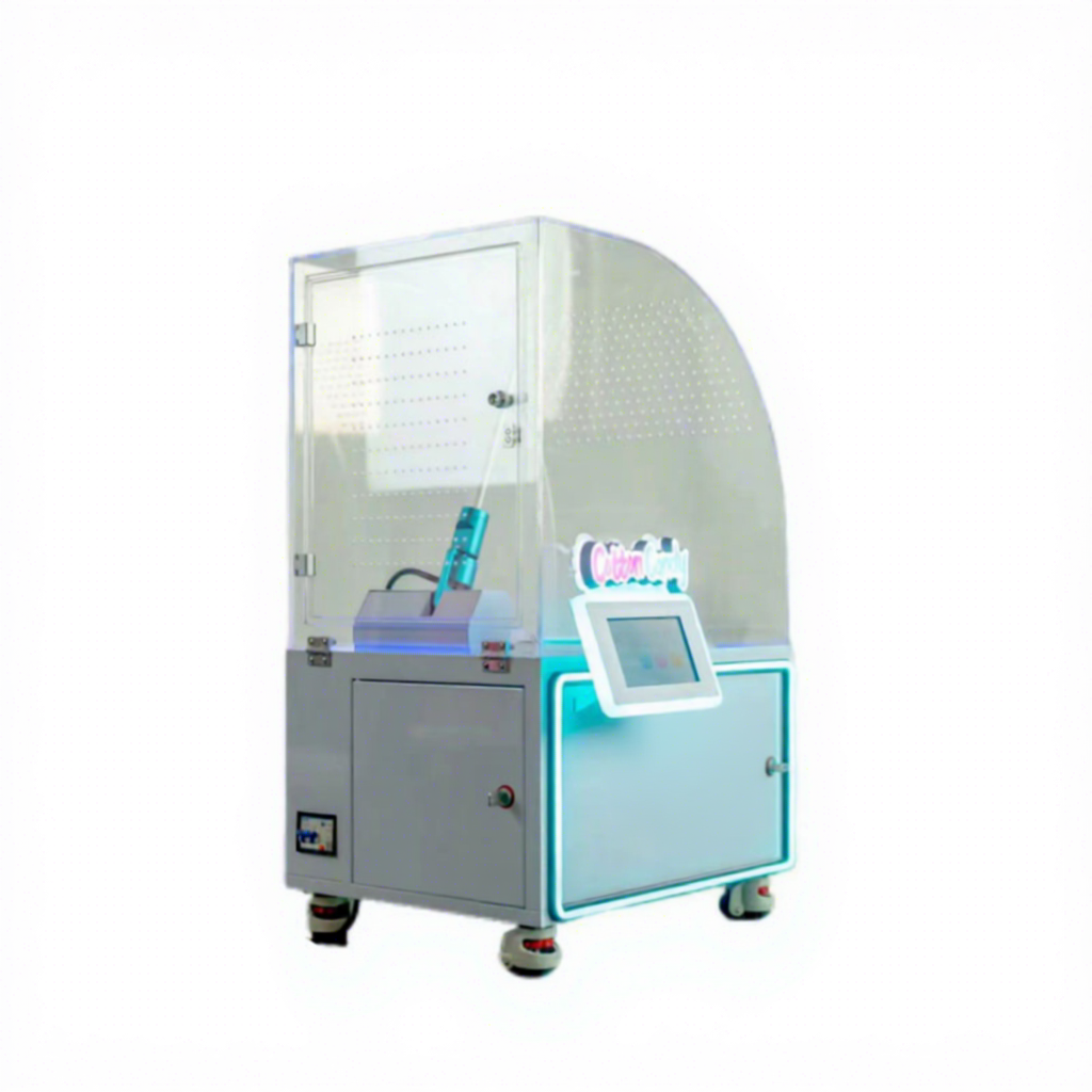 Candy Floss Machine Commercial - New Semi-Automatic Cotton Candy Machine Candy