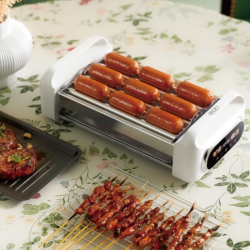 Hot Dog Roller Grill - 3 in 1 Automatic Sausage Machine