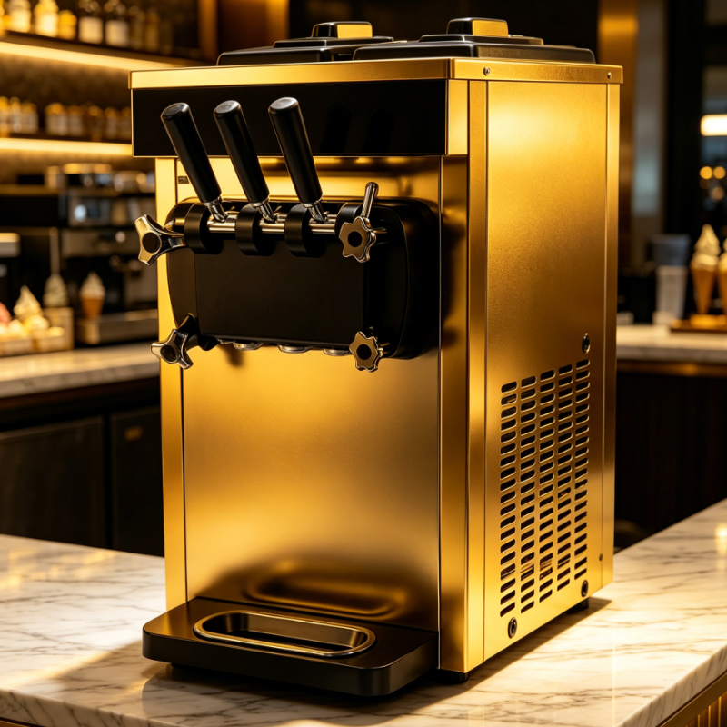 Soft Serve Ice Cream Machine - Customized Compressor Ice Cream Maker Frozen