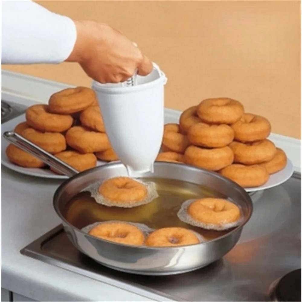 Donut Making Machine - Donut Maker with Plunger Dispenser, 10cm