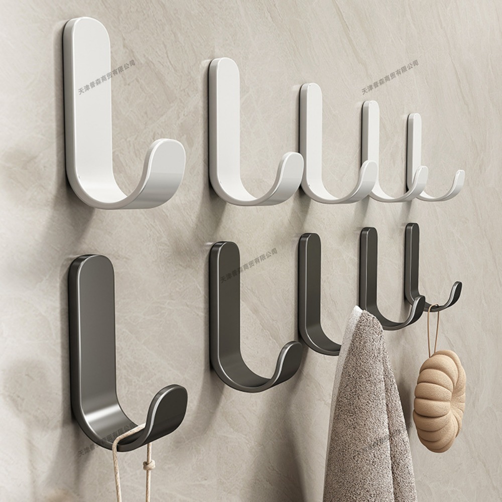 Commercial Kitchen Organiser - Punch-Free Adhesive Wall Hook Metal Hanger
