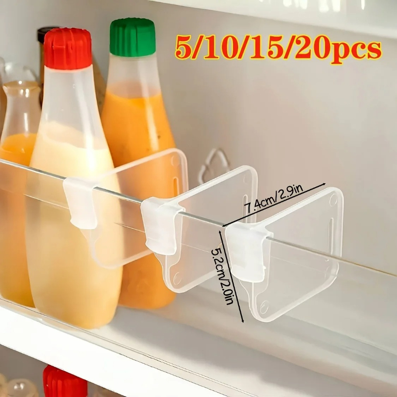 Commercial Kitchen Organiser - 5 10 15 20PCS Sturdy Clear