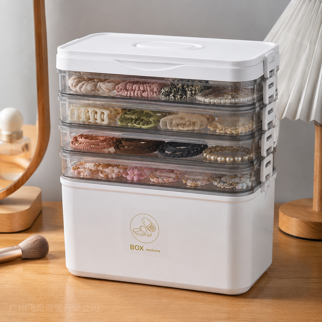 Commercial Kitchen Organiser - YX Large-Capacity Multi-Tier Stackable Storage Box