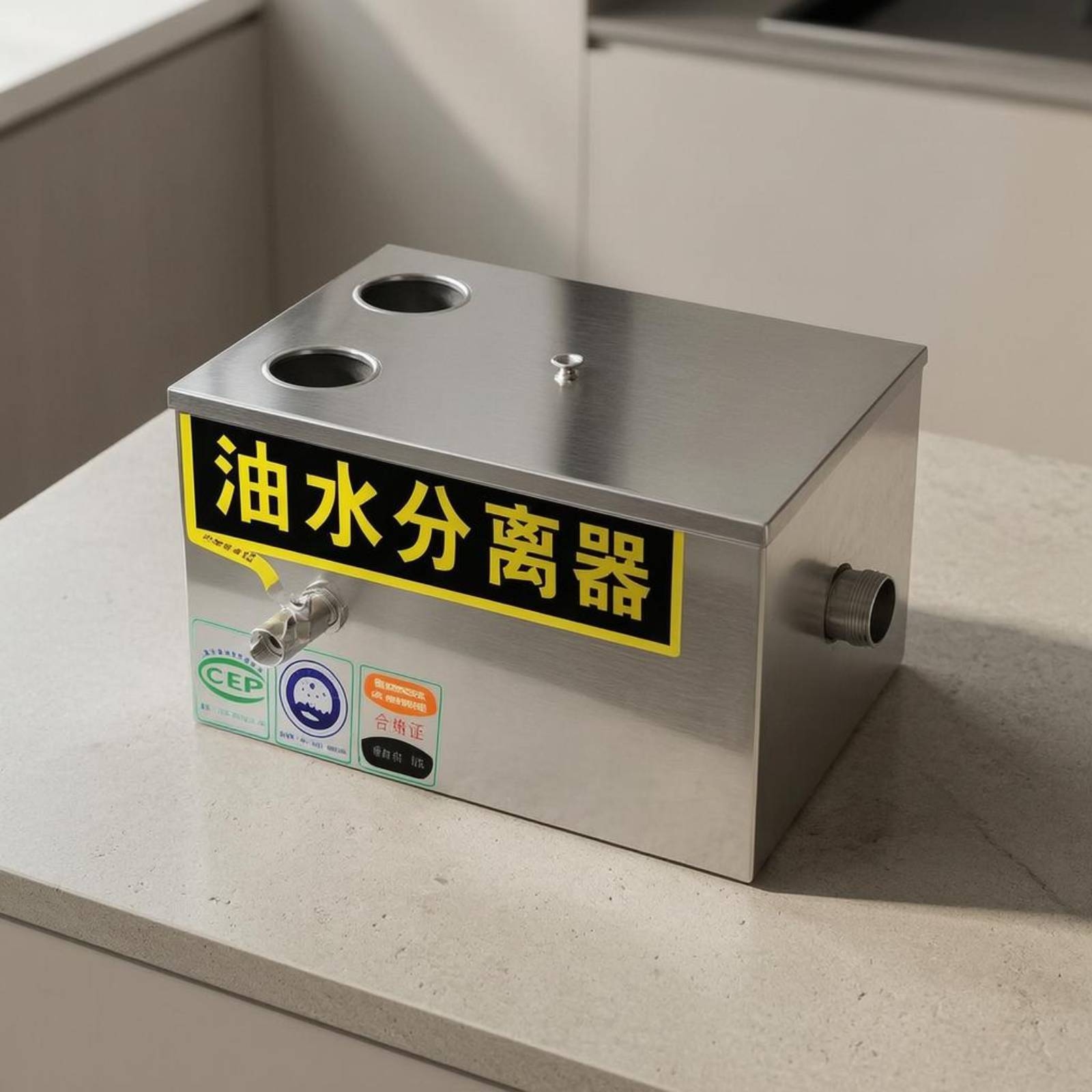 Commercial Kitchen Grease Interceptor - Commercial Kitchen Oil-Water Separator Removable Filter