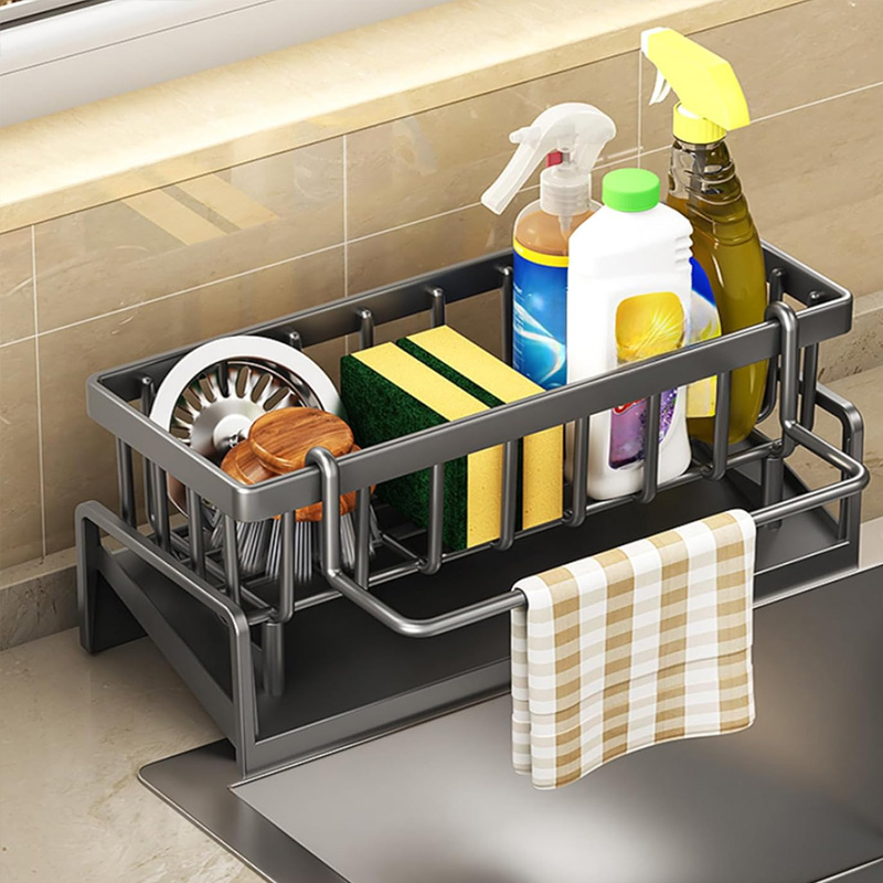 Commercial Kitchen Floor Drain - 1-Pack Heavy-Duty Kitchen Sink Caddy -