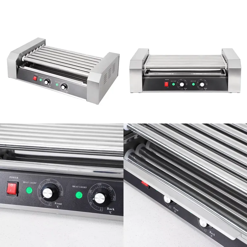 Hot Dog Roller Grill - 2026 Commercial Electric Automatic Hot Dog