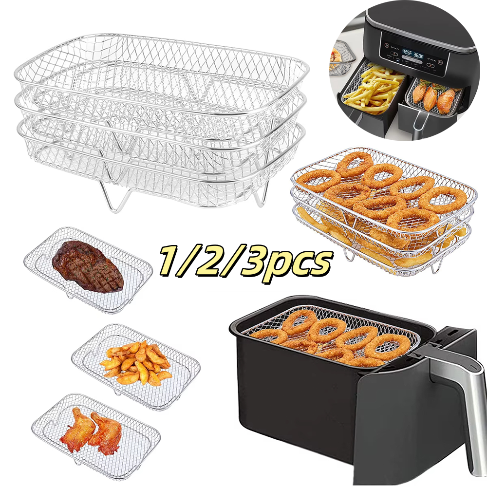 1/2/3pcs Air Fryer Rack Stacka - Commercial Kitchen Steamer 리뷰 및 가격