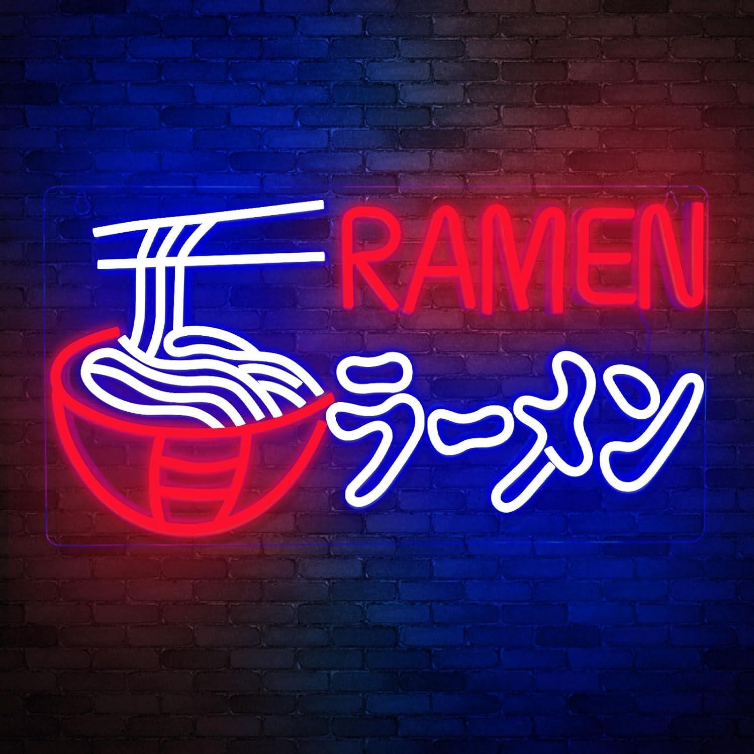 Commercial Kitchen Japanese - Ramen Neon Sign Japanese Noodles Neon