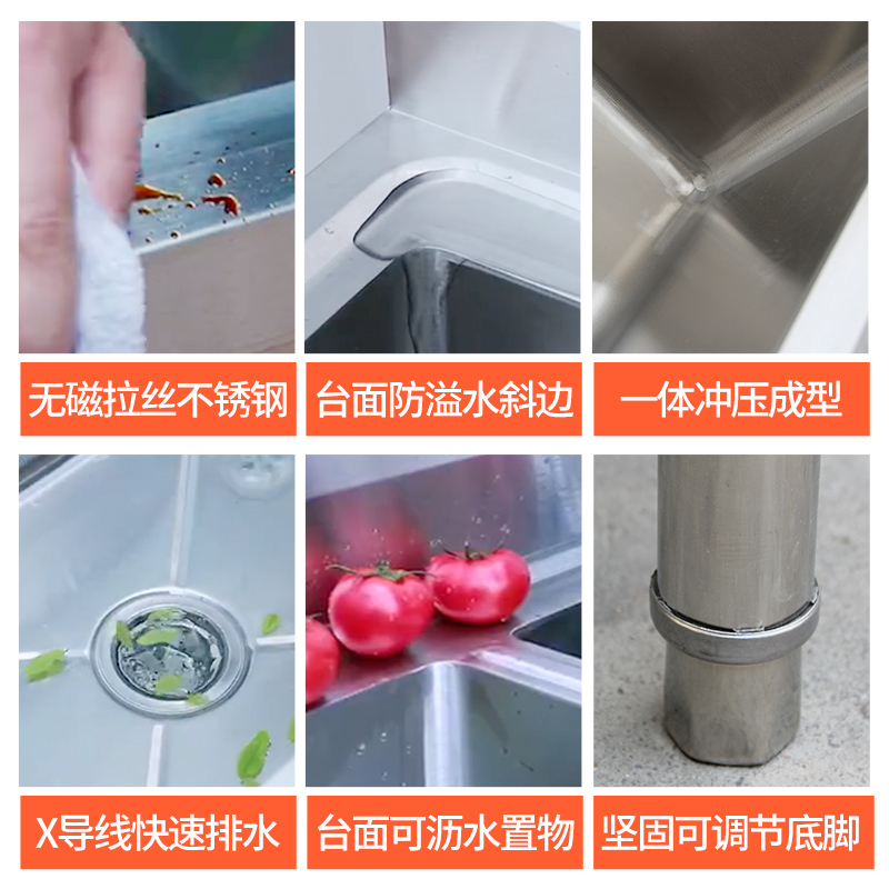 Commercial stainless steel sin - Commercial Kitchen Double Sink review and price