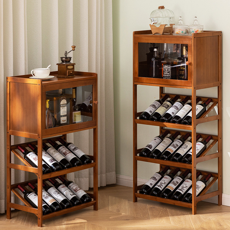 Solid Bamboo Wine Rack 3/4-Tie - Commercial Kitchen Rack review and price