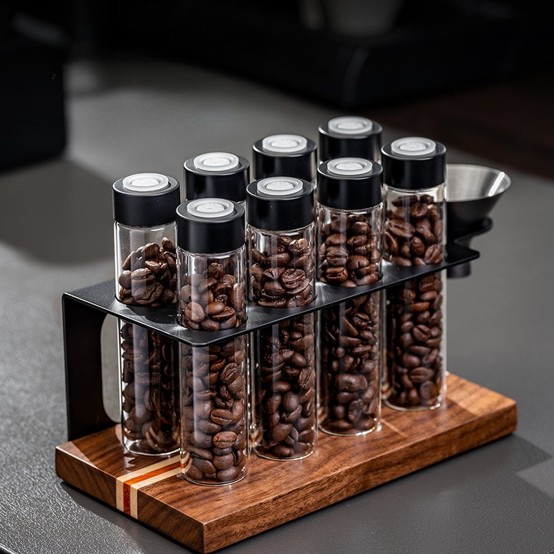 JUSTINLAU Glass Coffee Bean St - Commercial Kitchen Organiser review and price