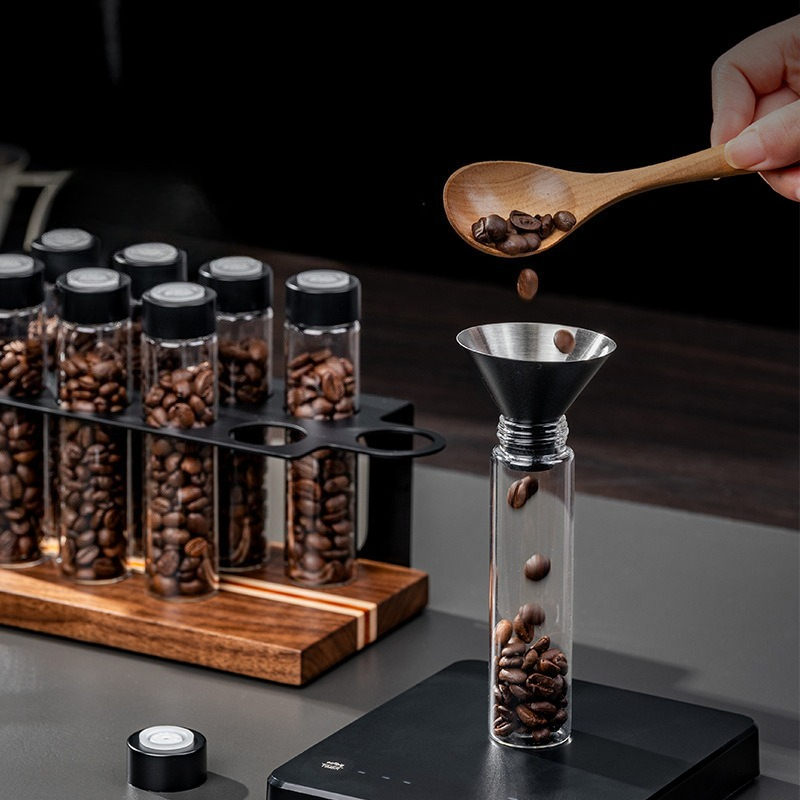 JUSTINLAU Glass Coffee Bean St - Commercial Kitchen Organiser review and price