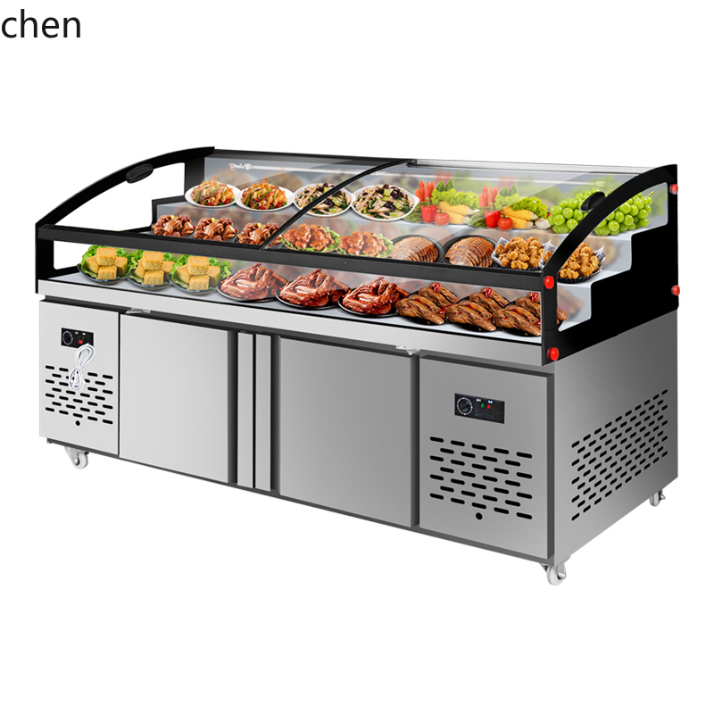 HTT three-layer stepped refrig - Refrigerated Display Case review and price
