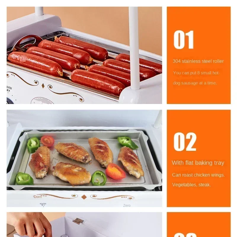 new Multifunction Roast Sausag - Hot Dog Roller Grill review and price