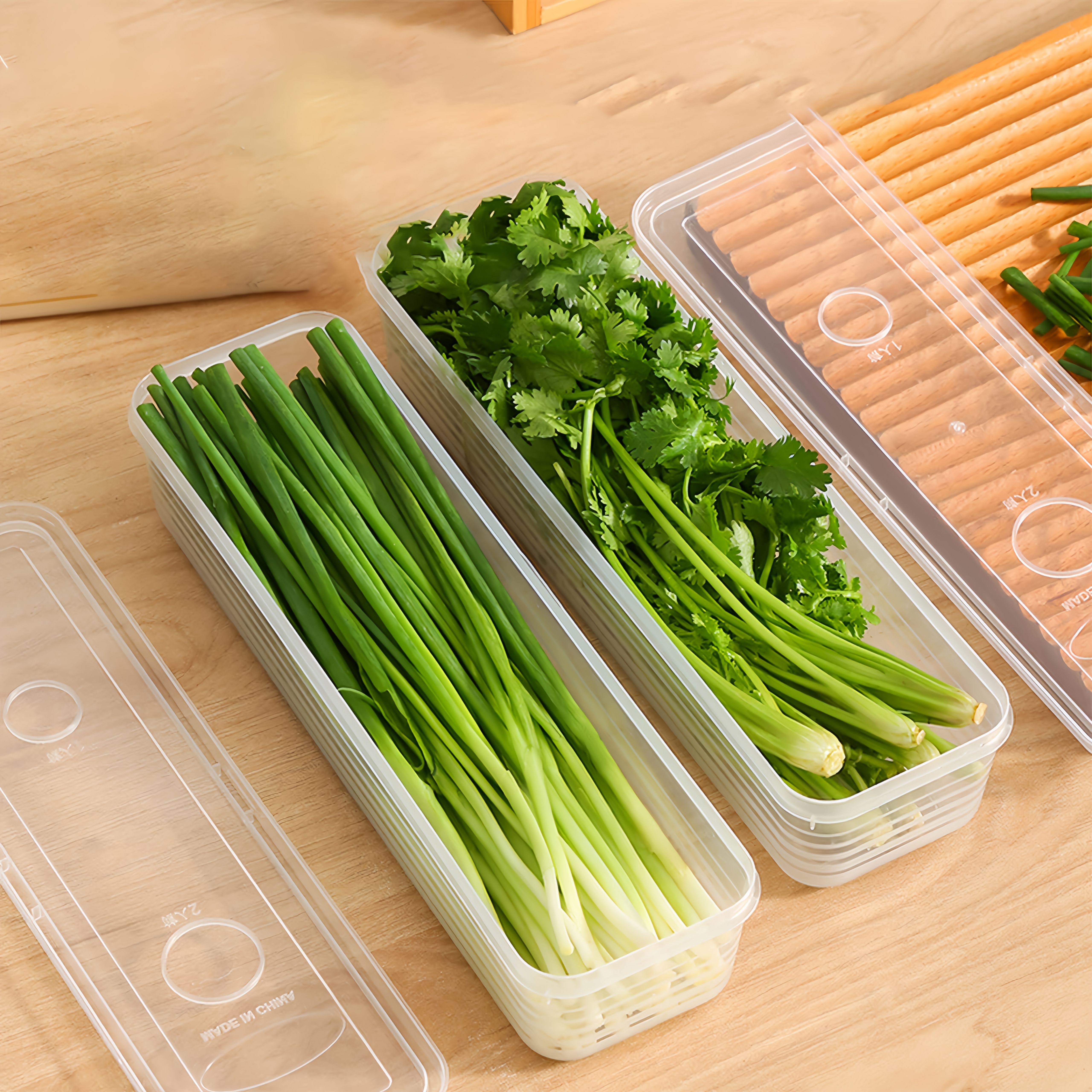 2/4/6pcs Food Vegetable Storag - Commercial Kitchen Organiser review and price