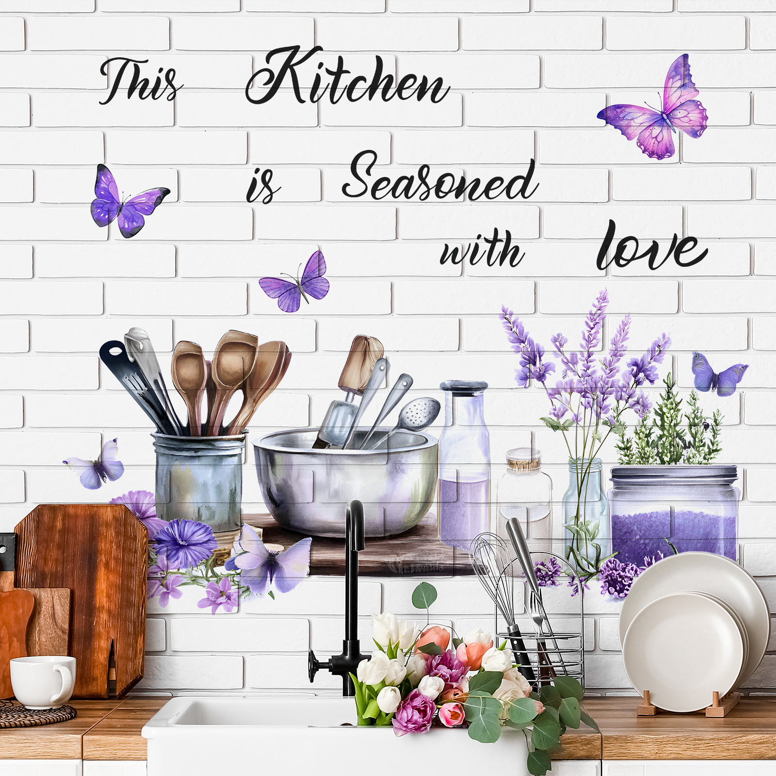 1 Piece Creative Kitchen Utens - Commercial Kitchen Wall 리뷰 및 가격