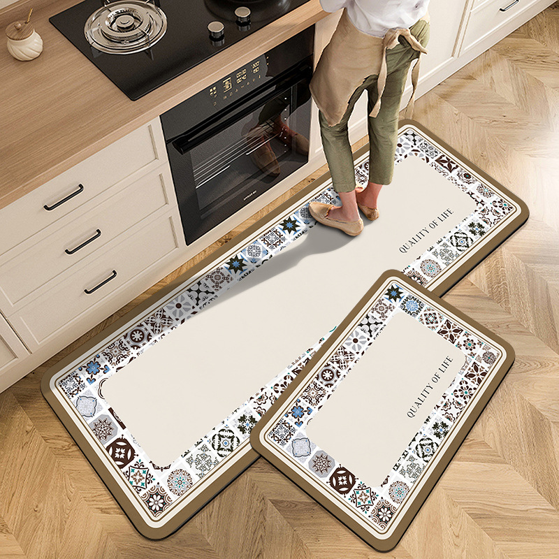 Vintage Floral Kitchen Carpet  - Commercial Kitchen Mats Anti Fatigue 리뷰 및 가격
