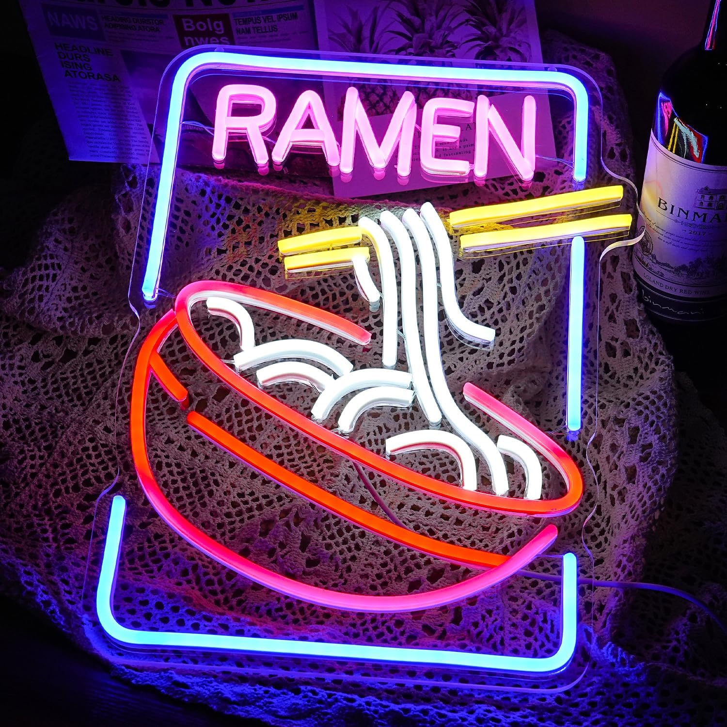 USB Dimmable Ramen Bowl Neon S - Commercial Kitchen Japanese review and price