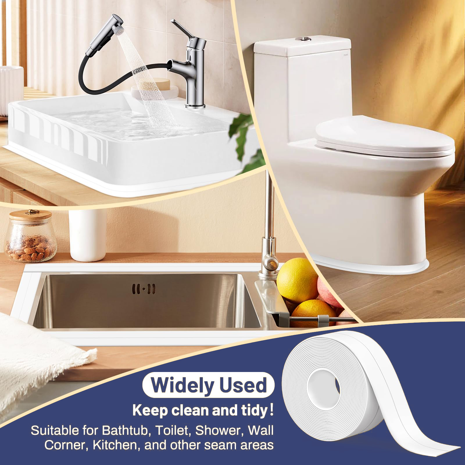 3.2m Waterproof Sealing Tape F - Commercial Kitchen Wall 리뷰 및 가격