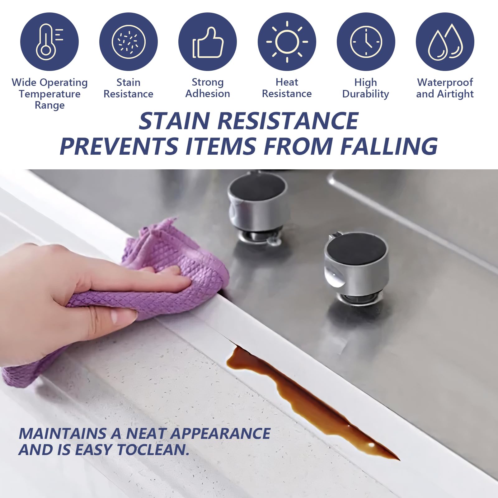 3.2m Waterproof Sealing Tape F - Commercial Kitchen Wall 리뷰 및 가격