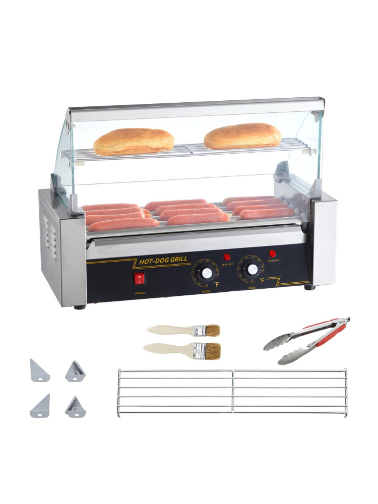 5 hot dog rollers, 12 hot dog  - Hot Dog Roller Grill review and price