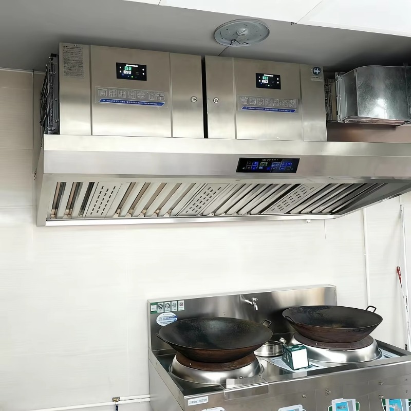 Electrostatic commercial smoke - Commercial Kitchen Chimney review and price