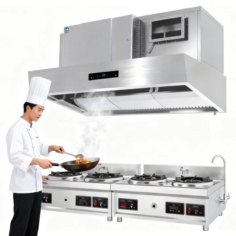 Electrostatic commercial smoke - Commercial Kitchen Chimney review and price