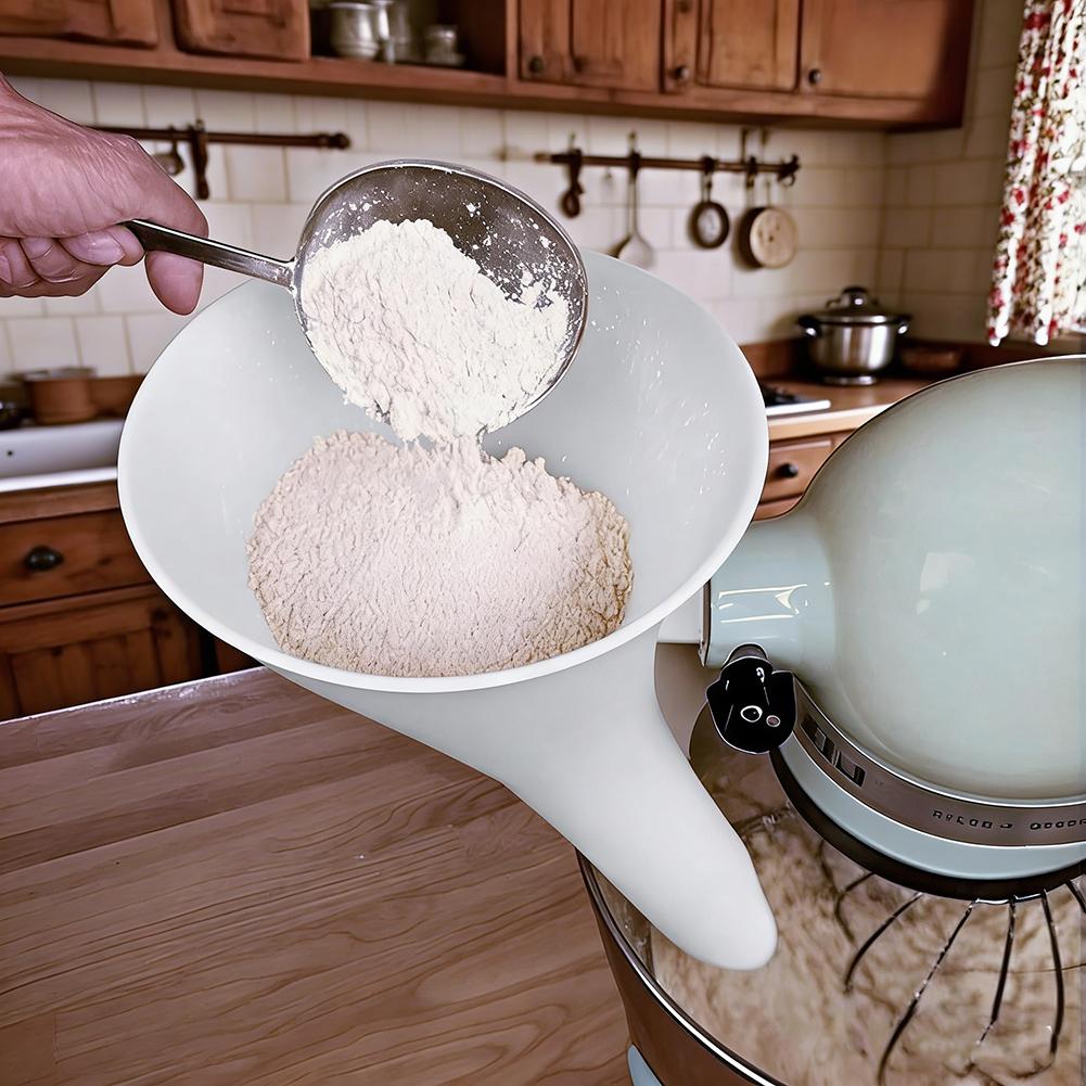 Spill Proof Flour Funnel for 5 - Commercial Kitchen Accessories review and price