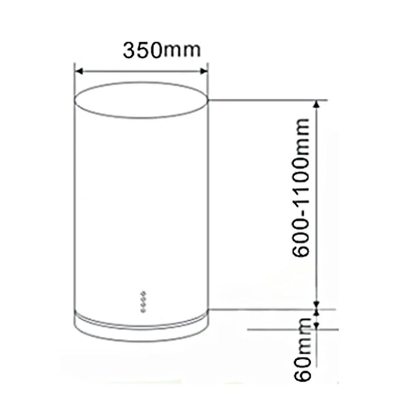 New Design Island Cylindrical  - Commercial Kitchen Hood Design review and price