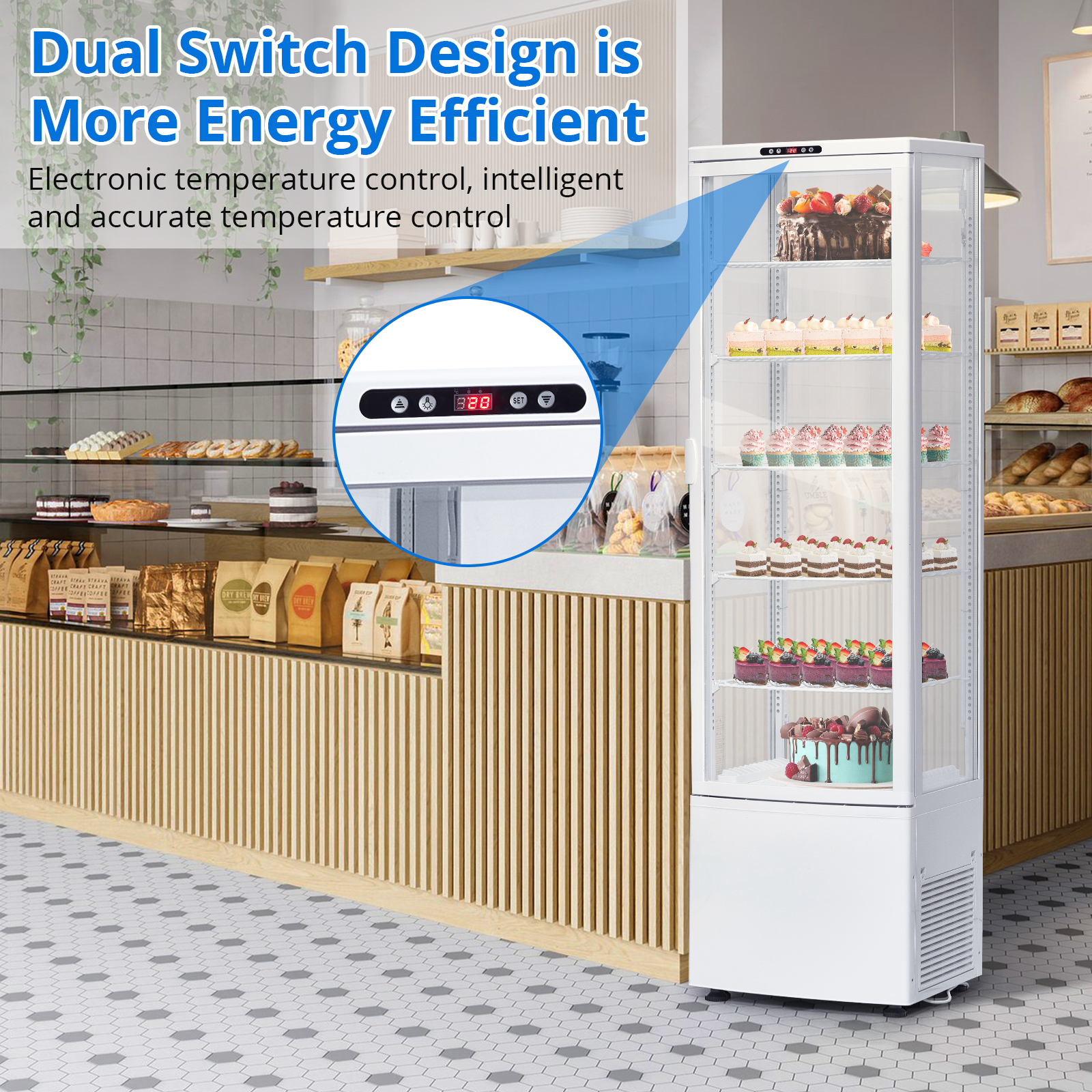 9.8 Cu.Ft Commercial Refrigera - Refrigerated Display Case review and price