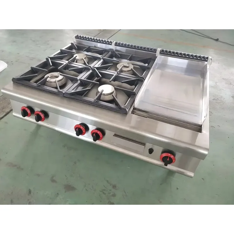 Table Top Gas Cooker with 4 Bu - Commercial Kitchen Griddle 리뷰 및 가격