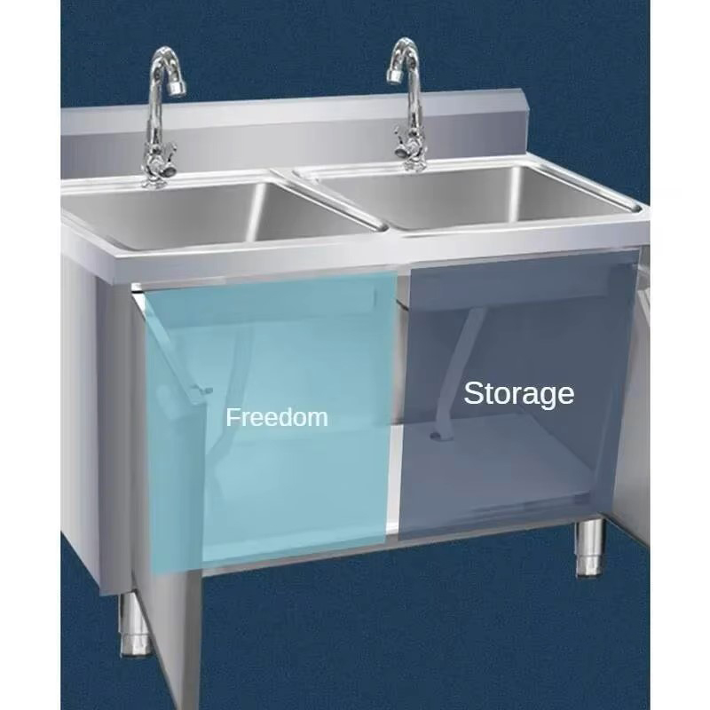 Commercial Metal Kitchen Sinks - Commercial Kitchen Double Sink review and price