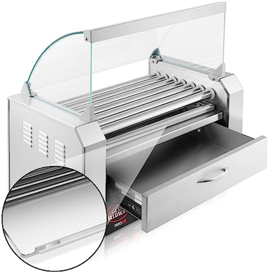 Electric 18 Hot Dog 7 Roller G - Hot Dog Roller Grill review and price