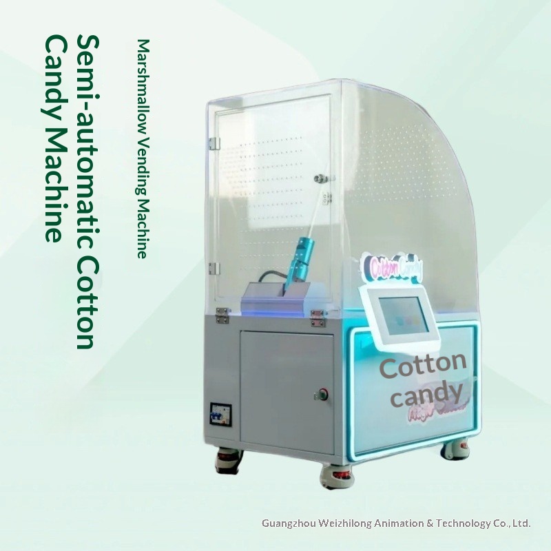 New Semi-Automatic Cotton Cand - Candy Floss Machine Commercial review and price