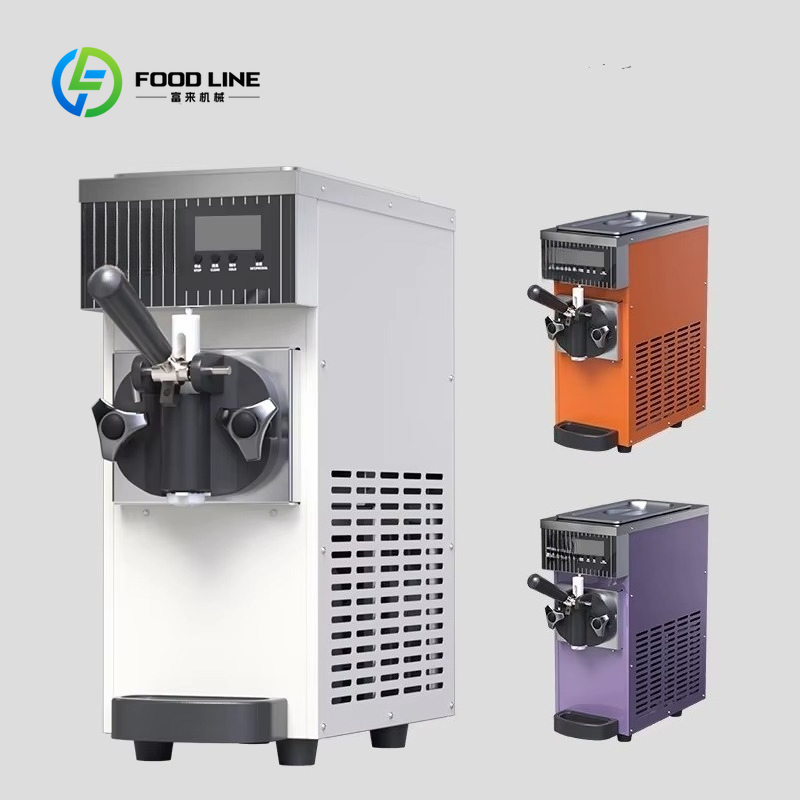 Customized 3 Flavors 20-28 L/H - Soft Serve Ice Cream Machine review and price