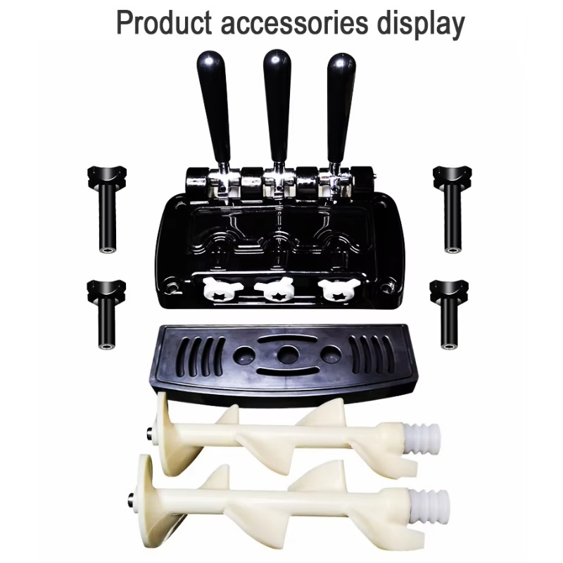 Customized 3 Flavors 20-28 L/H - Soft Serve Ice Cream Machine review and price