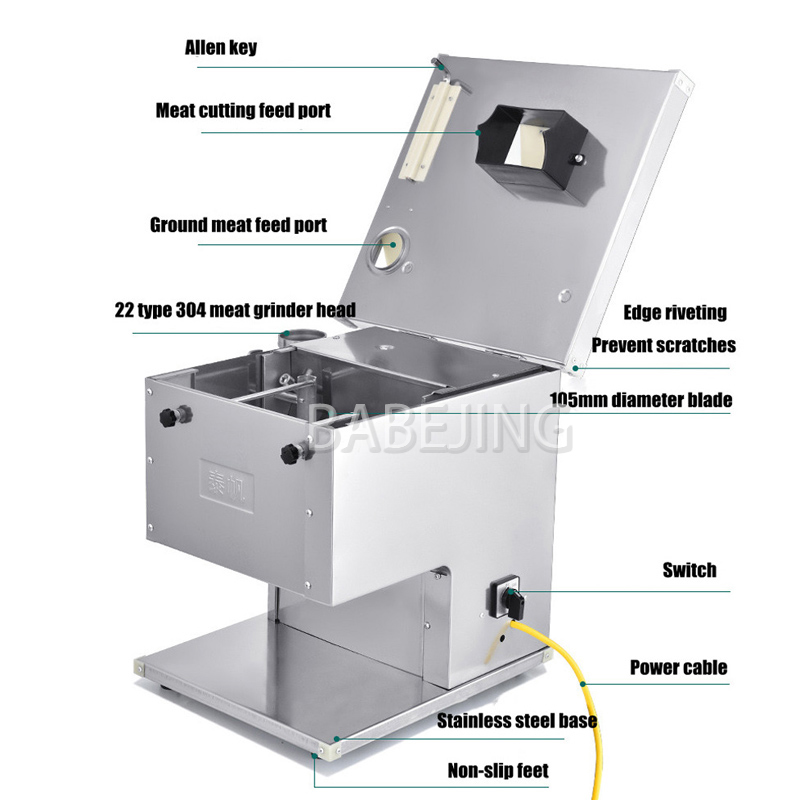 Fully Automatic Electric Meat  - Commercial Kitchen Grinder 리뷰 및 가격