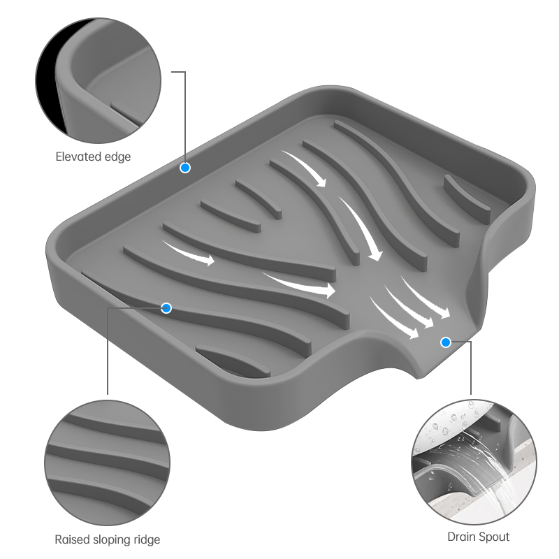 Silicone Drain Soap Box Sponge - Commercial Kitchen Floor Drain 리뷰 및 가격