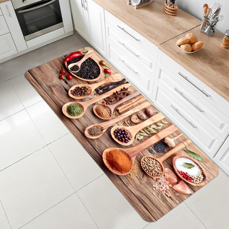 Kitchen Spice Herb Print Runne - Commercial Kitchen Mats Anti Fatigue 리뷰 및 가격
