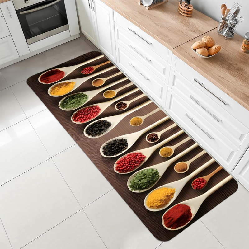 Kitchen Spice Herb Print Runne - Commercial Kitchen Mats Anti Fatigue 리뷰 및 가격