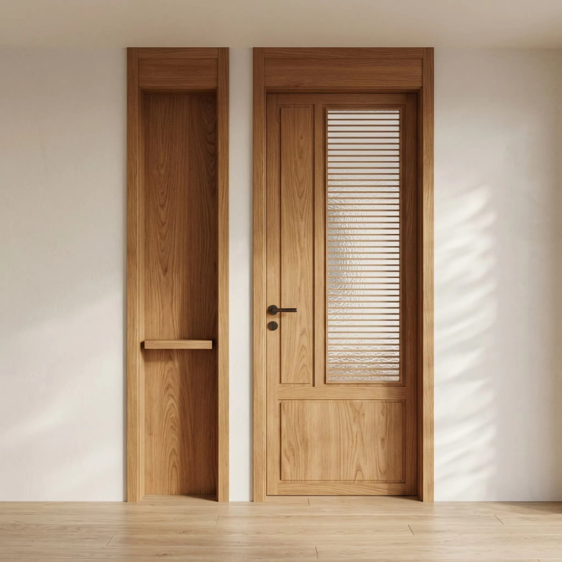 Luxury solid wood glass slidin - Commercial Kitchen Interior Design 리뷰 및 가격