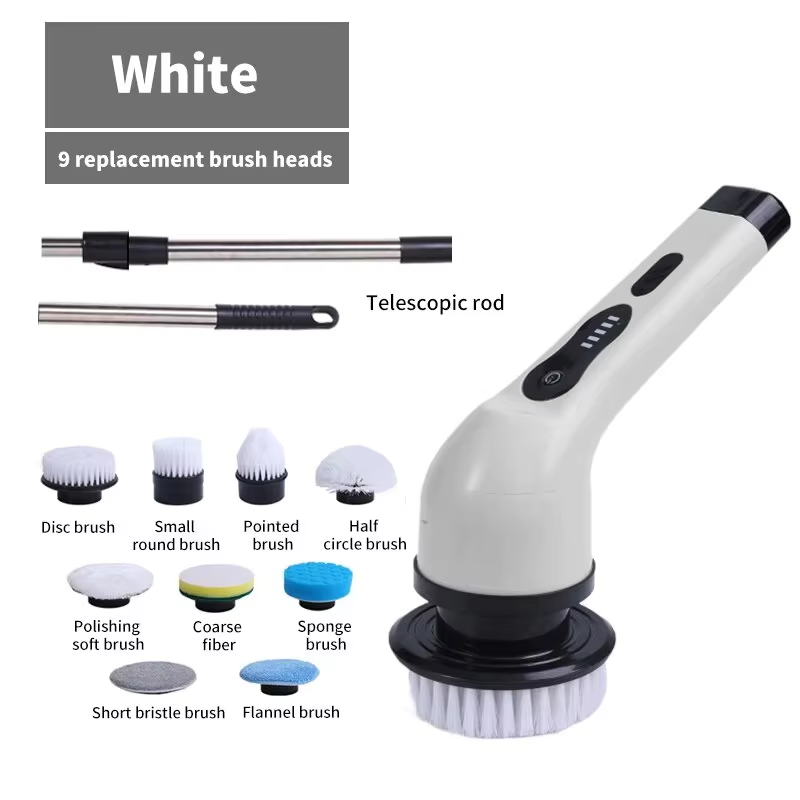 9-in-1 Electric Cleaning Brush - Commercial Kitchen Cleaning review and price