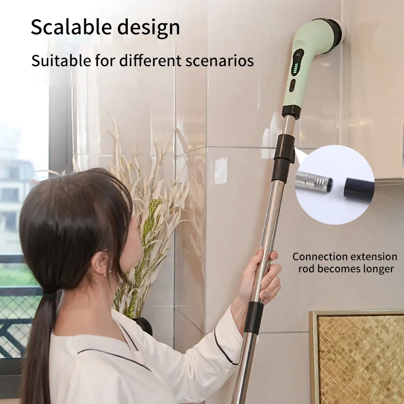 9-in-1 Electric Cleaning Brush - Commercial Kitchen Cleaning review and price