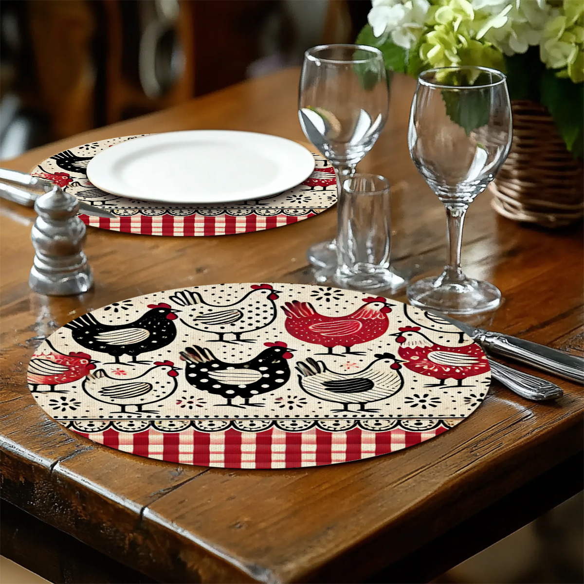 4PCS 2D flat print, farmhouse  - Commercial Kitchen Interior 리뷰 및 가격