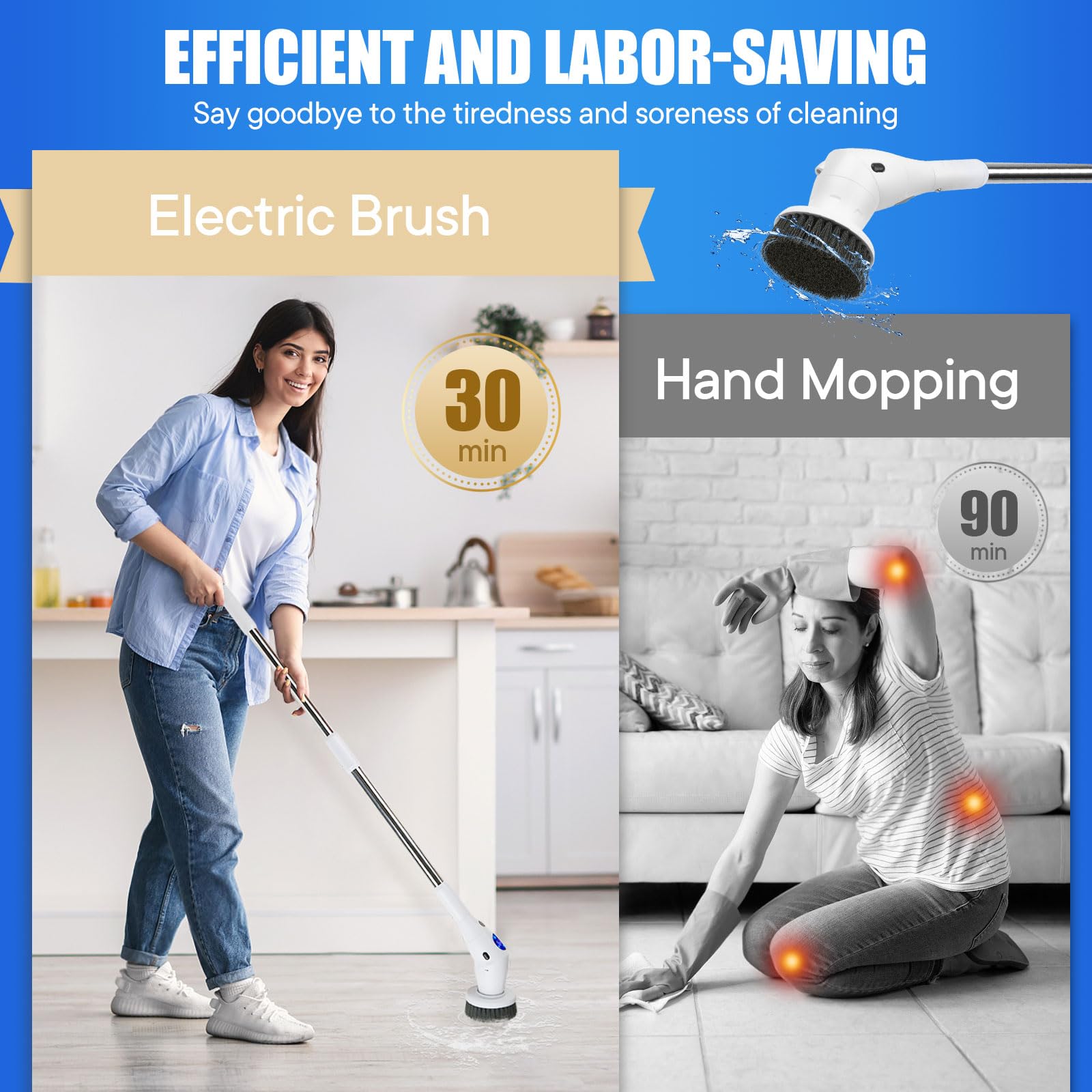 Electric Spin Scrubber Cleanin - Commercial Kitchen Cleaning review and price