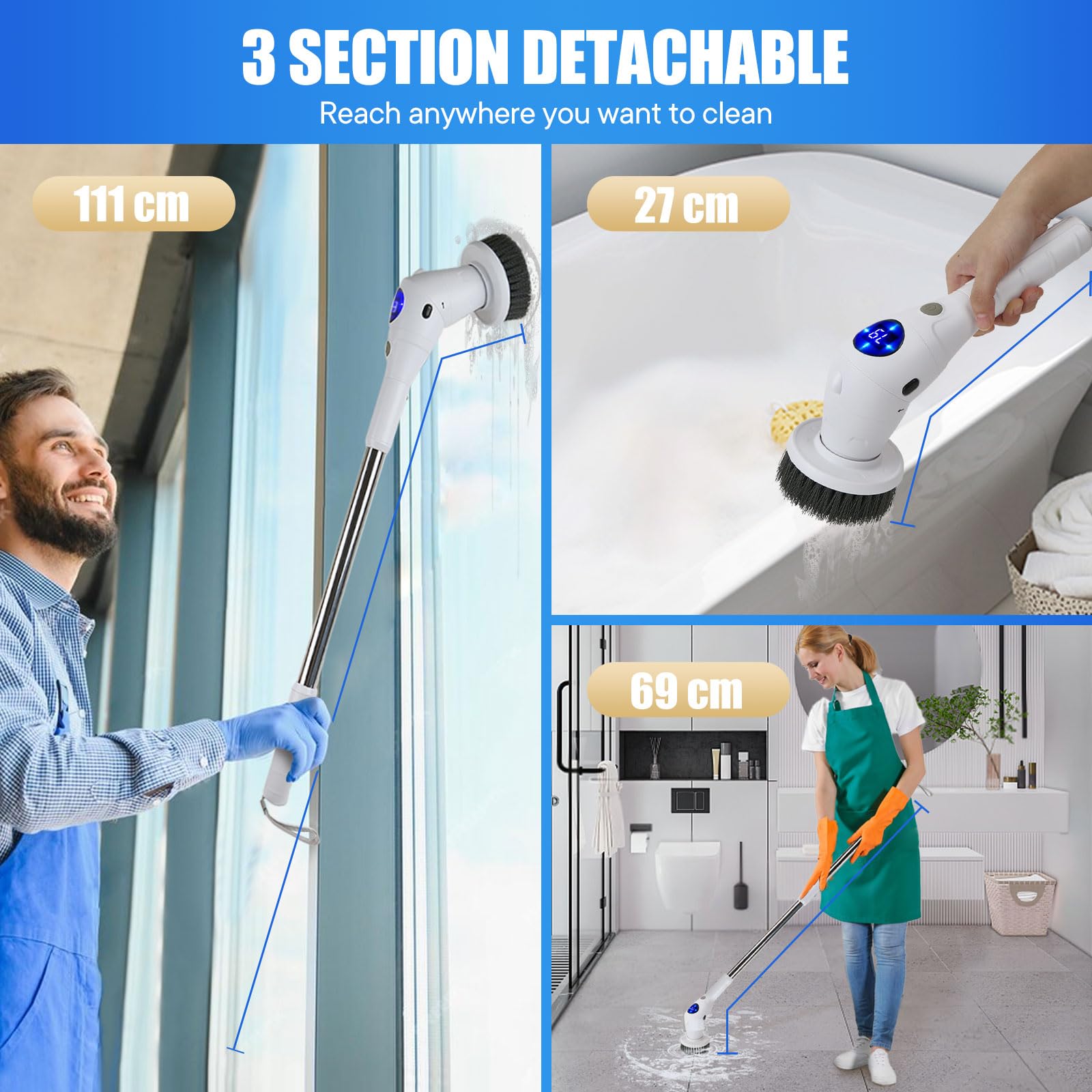 Electric Spin Scrubber Cleanin - Commercial Kitchen Cleaning review and price