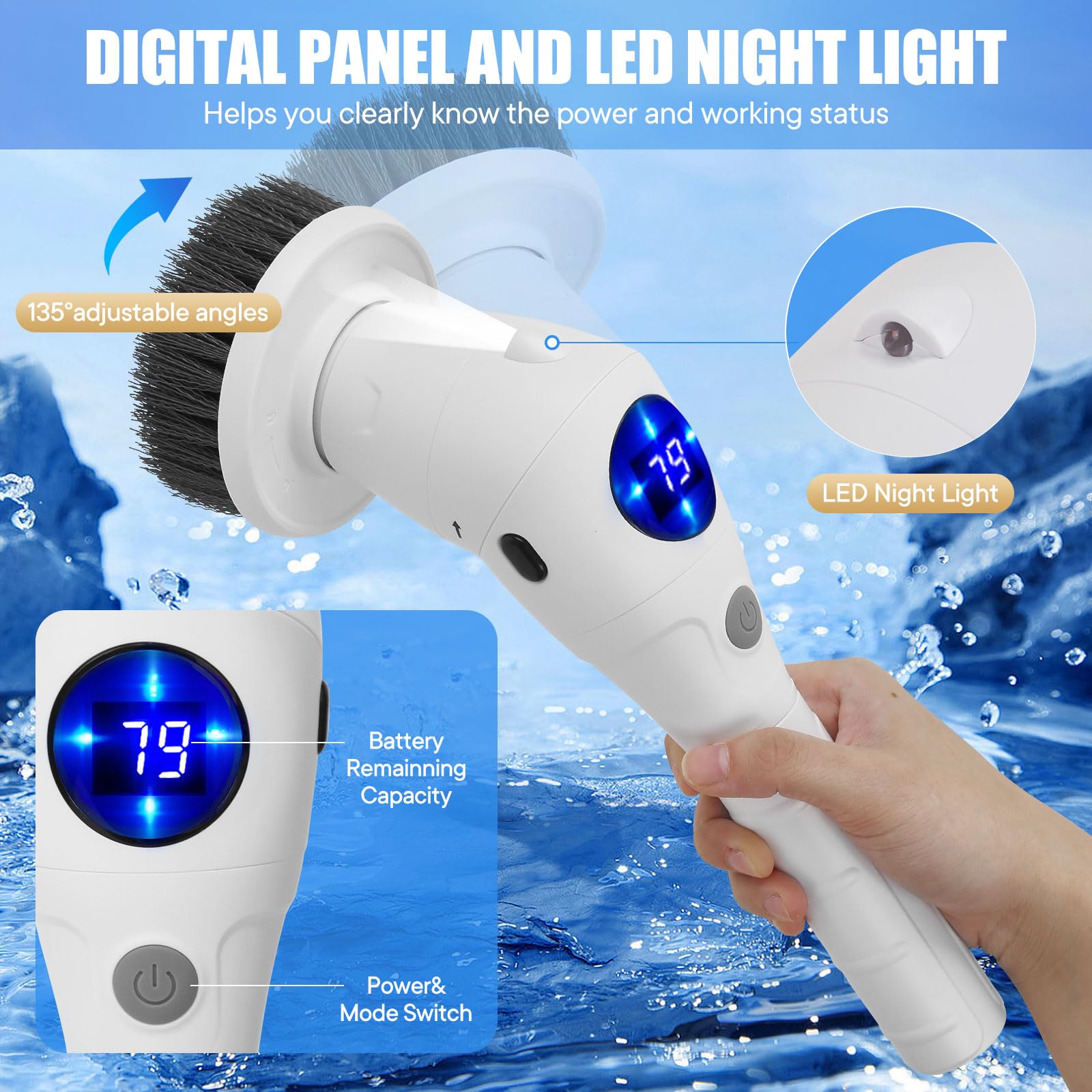 Electric Spin Scrubber Cleanin - Commercial Kitchen Cleaning review and price