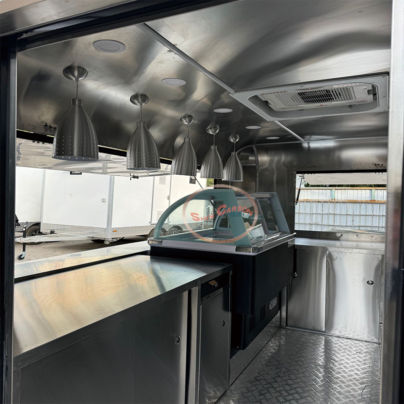 Commercial Fiberglass Food Car - Commercial Kitchen Interior 리뷰 및 가격